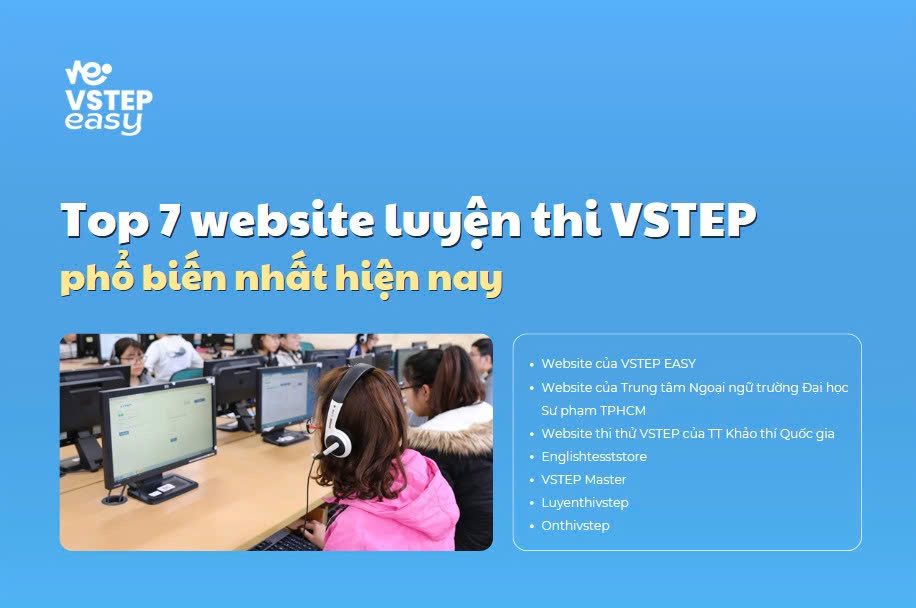 Top 7 website luyện thi VSTEP phổ biến nhất hiện nay