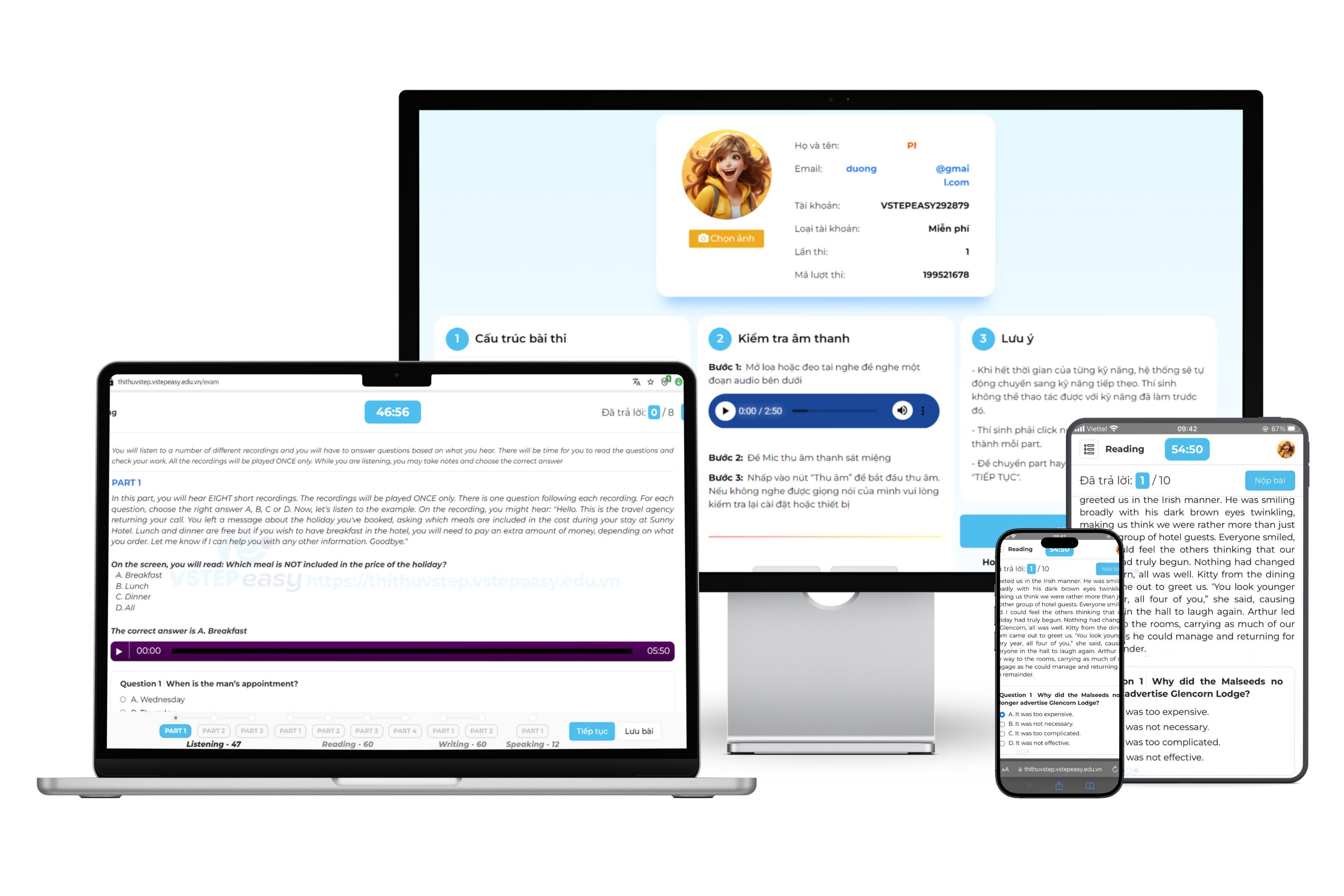 VSTEP EASY Mockup